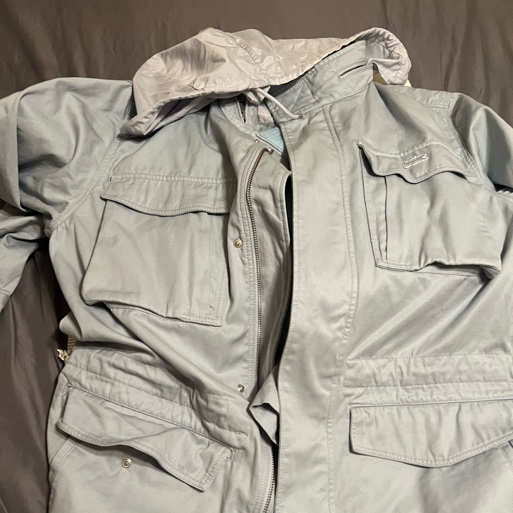 Mens lacostse jacket